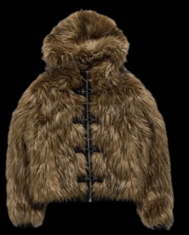 Faux Fur Unbraned Jacket