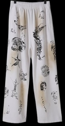 Balenciaga Tattoo Pants 2 (Budget)