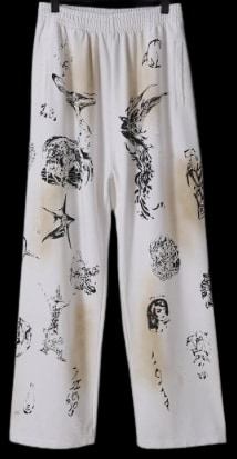 Balenciaga Tattoo Pants 2 (Budget)