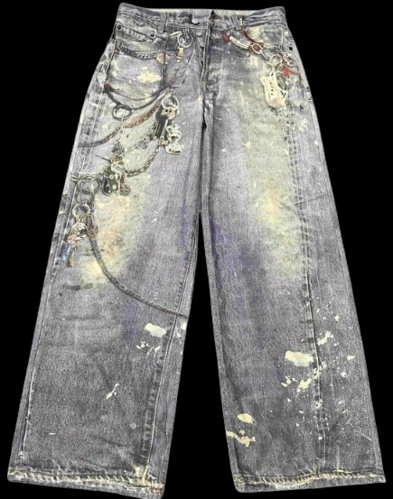 Acne Studios 3d Print Denim