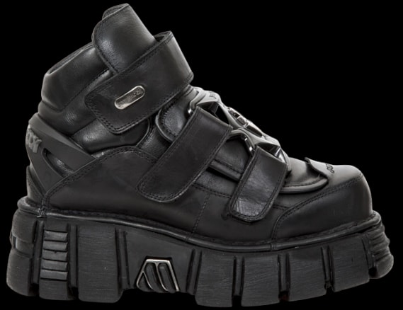 New Rock Strap Up Boots
