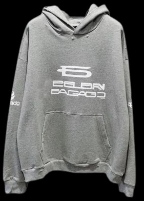 Balenciaga Glitch Logo Hoodie