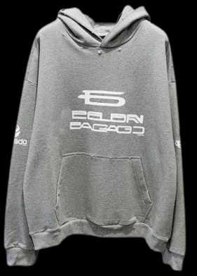 Balenciaga Glitch Logo Hoodie