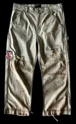 ERD Courdoroy Distressed Pants