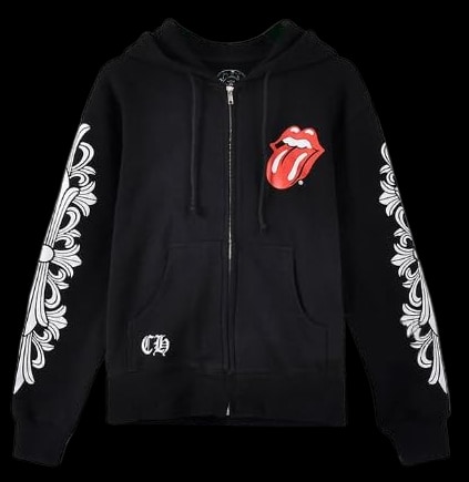 Chrome Hearts Rolling Stones Zip