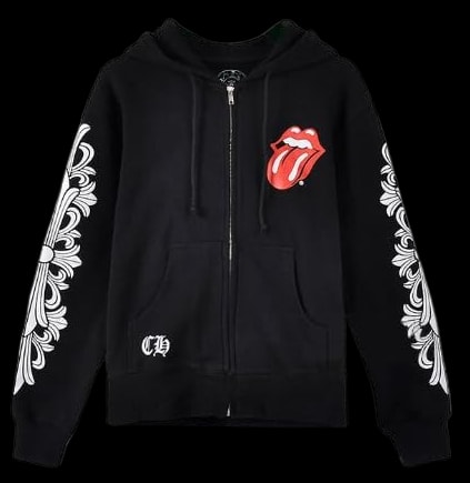 Chrome Hearts Rolling Stones Zip