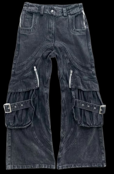 Nofaithstudios Wavy Cargo Denim