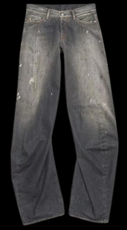 Acne Studios Grey Flared Jeans