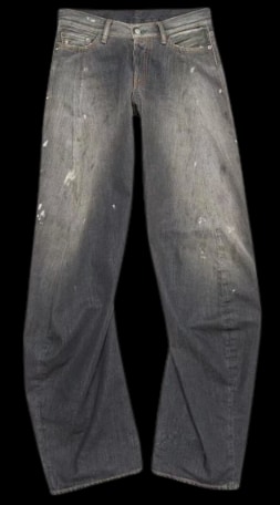 Acne Studios Grey Flared Jeans