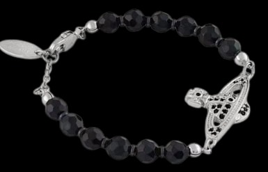 Vivienne Westwood Black Pearl Bracelet (2 colorways)