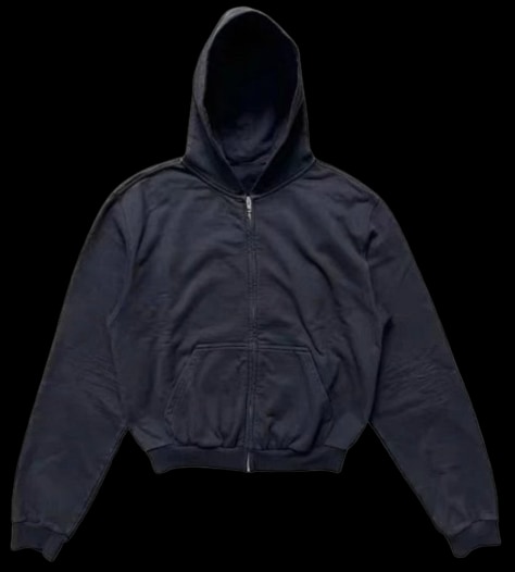 Balenciaga Cropped Zip UP Hoodie