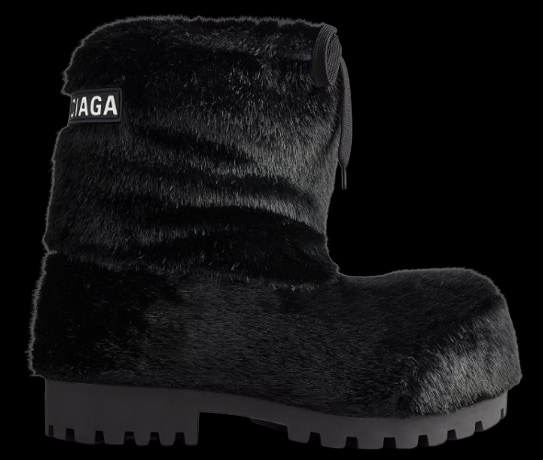 Balenciaga Fur Ski Boots