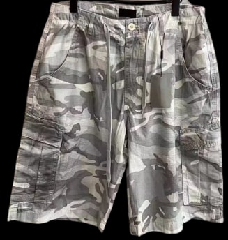 Balenciaga Camo Shorts