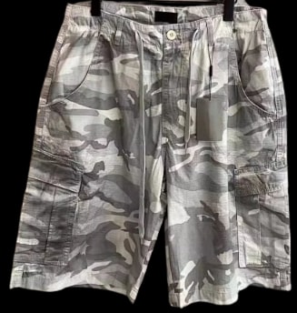 Balenciaga Camo Shorts