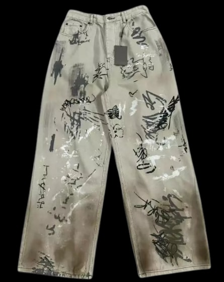 Balenciaga Graffiti Denim