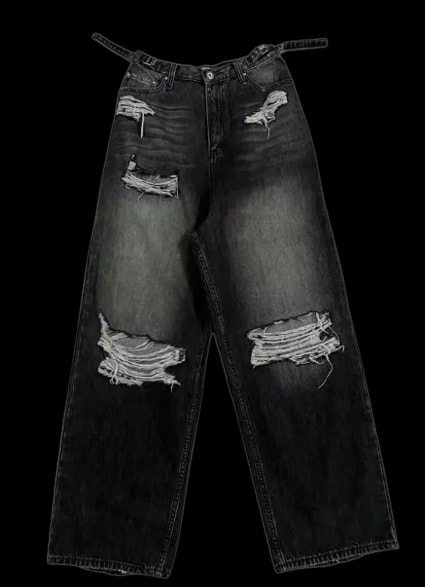Balenciaga Ripped Denim