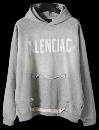 Balenciaga Tape Logo Hoodie
