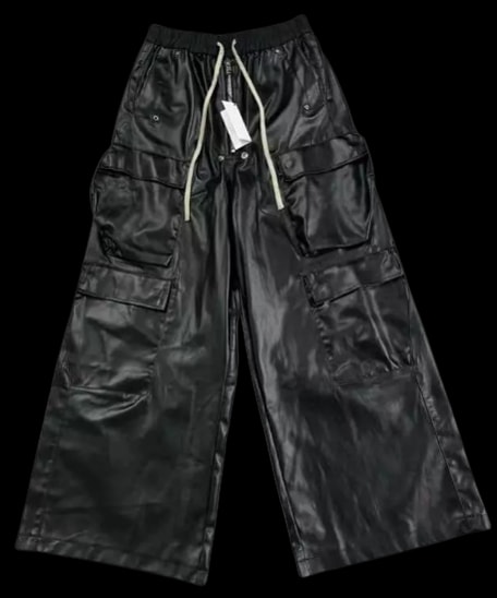 Rick Owens Leather Cargo